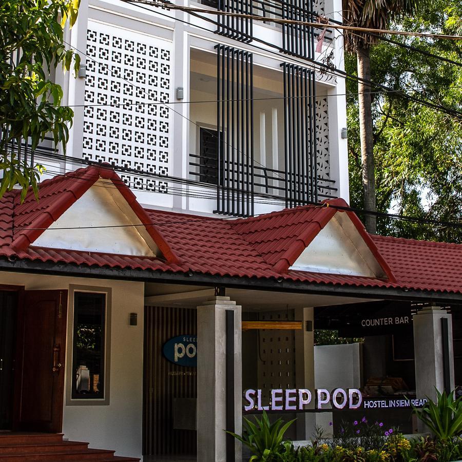 Sleep Pod Hostel Siem Reap Bagian luar foto